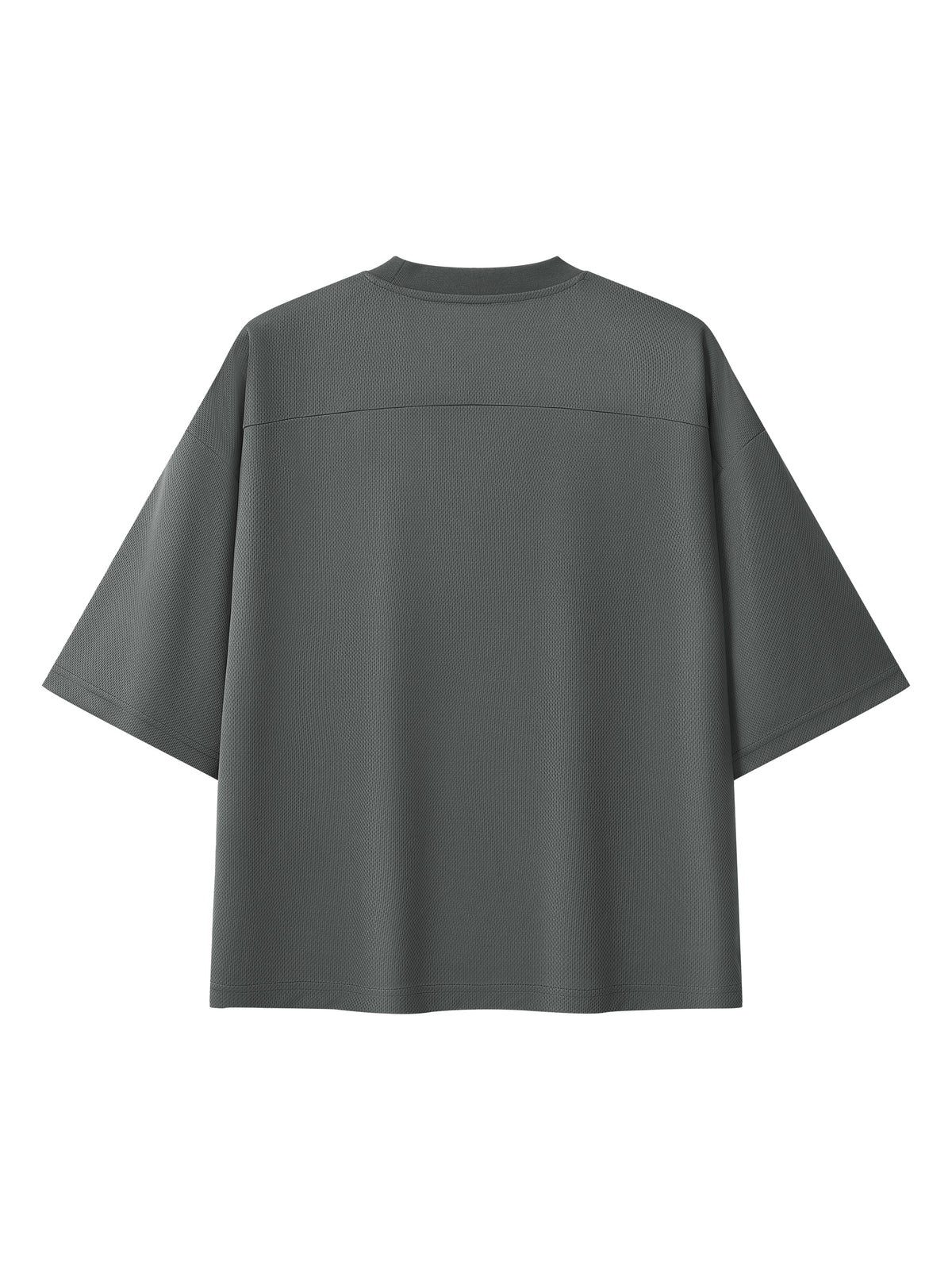 Unisex Boxy Mesh Crewneck T-Shirt