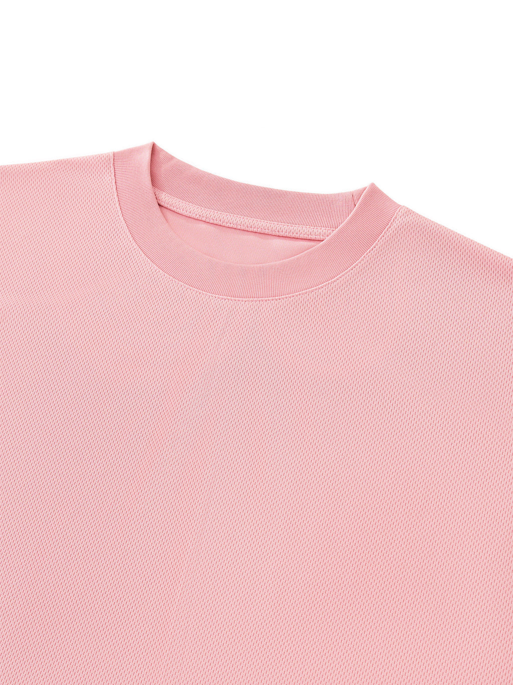 Unisex Boxy Mesh Crewneck T-Shirt