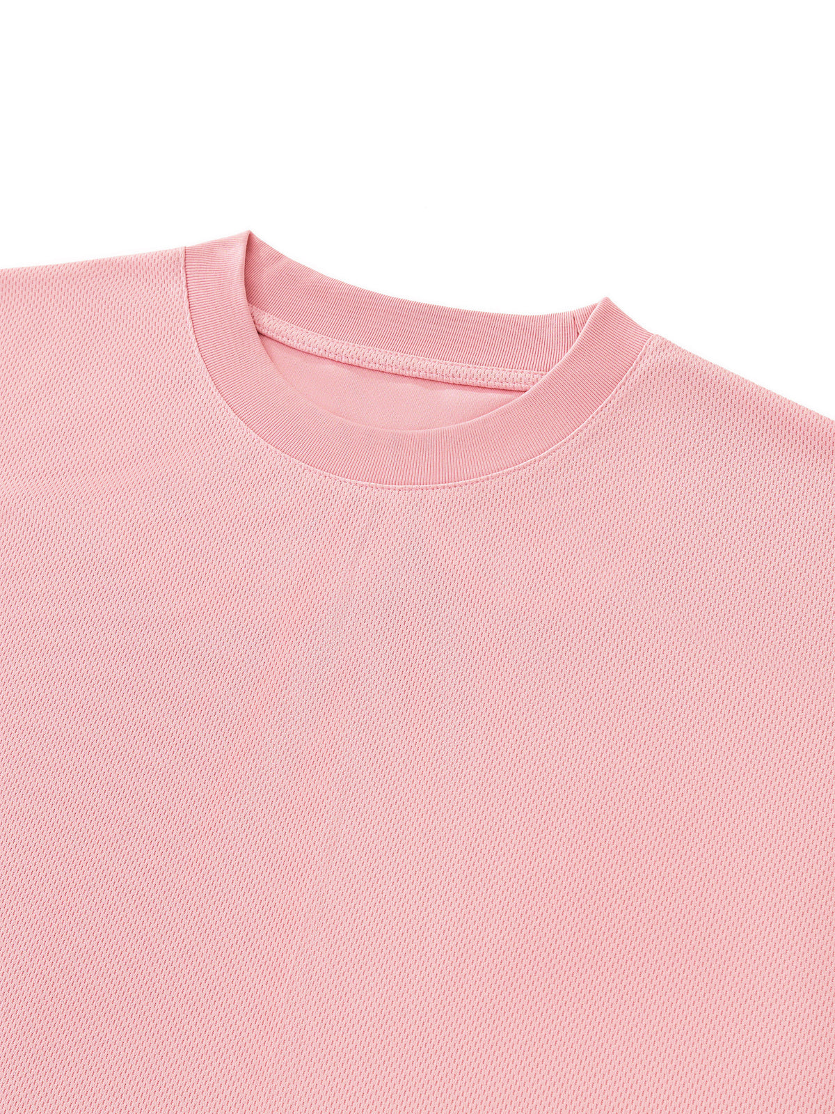 Unisex Boxy Mesh Crewneck T-Shirt