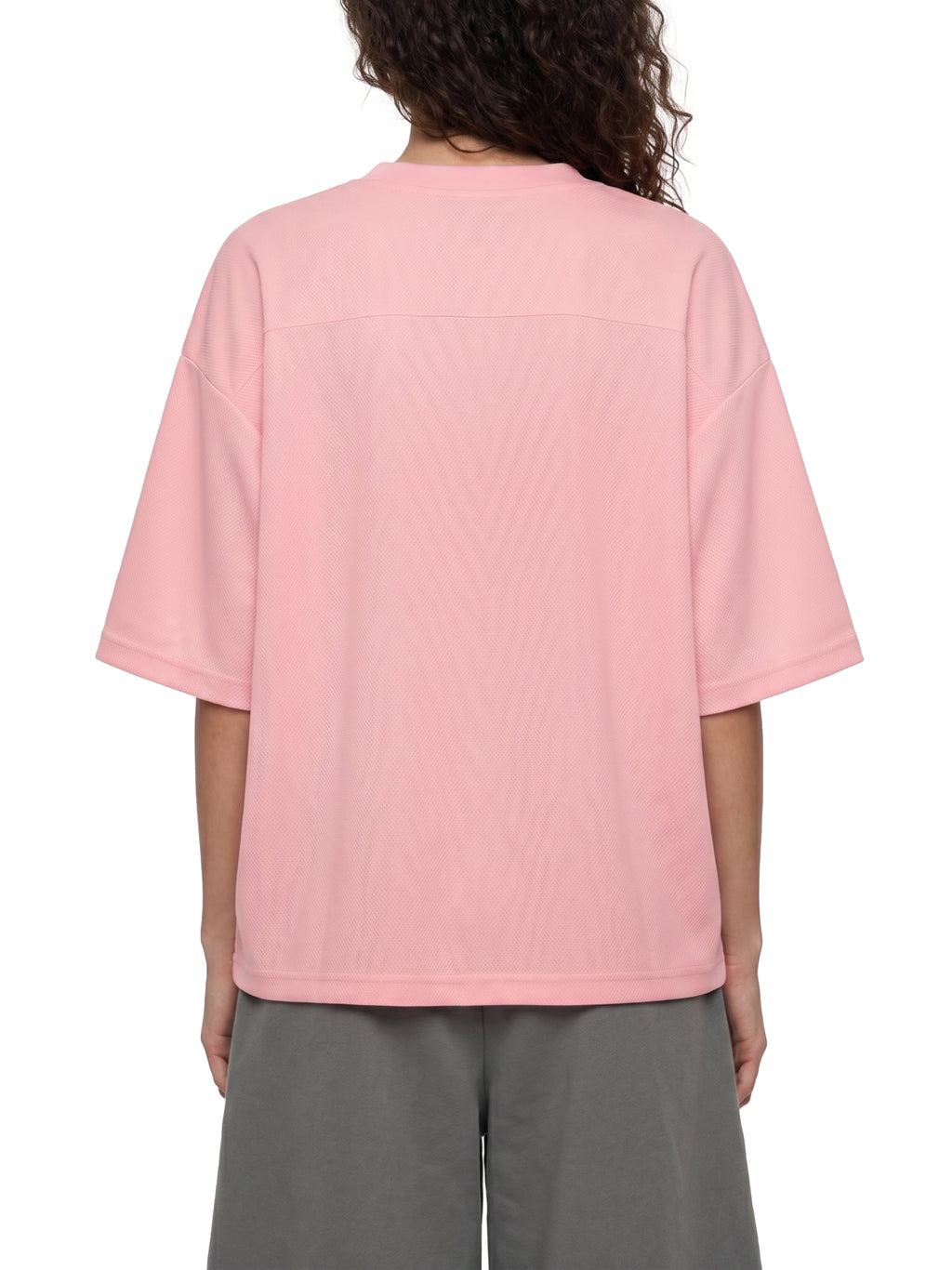 Unisex Boxy Mesh Crewneck T-Shirt