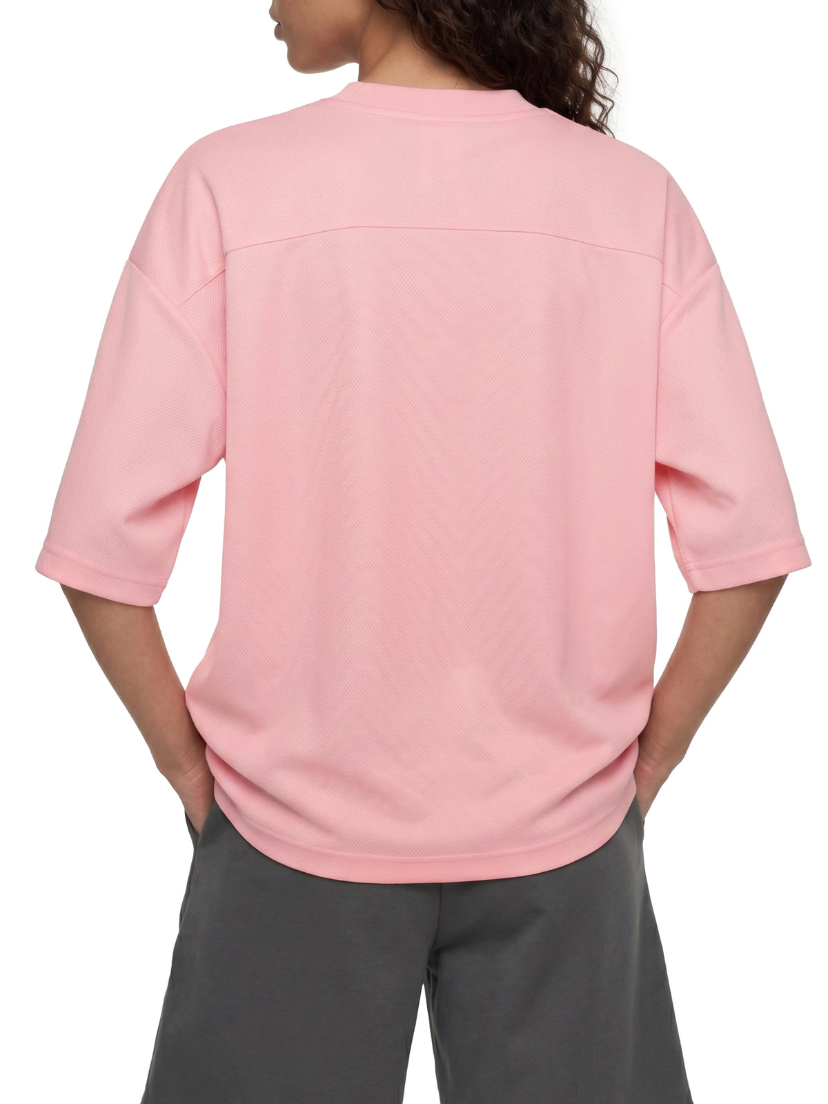 Unisex Boxy Mesh Crewneck T-Shirt
